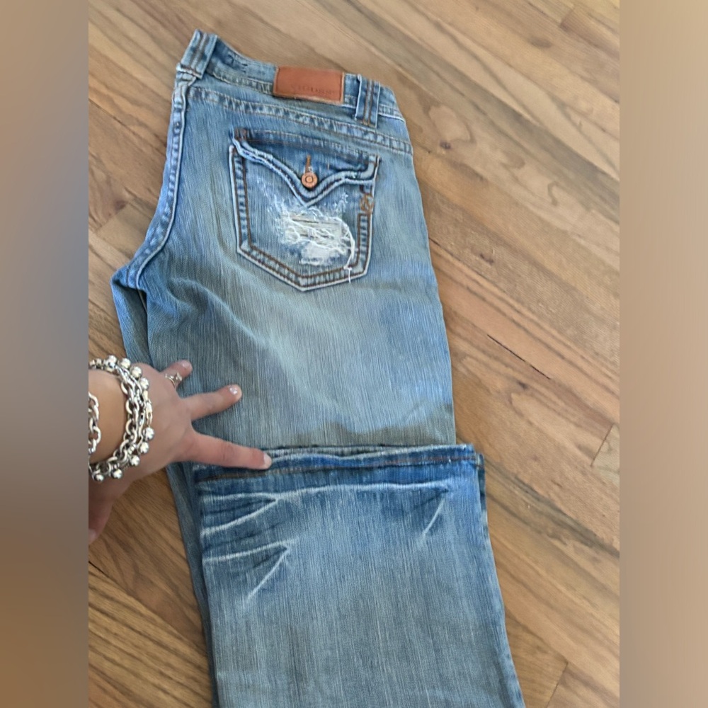 Vigoss Blue Distressed Jeans - Picture 3 of 8